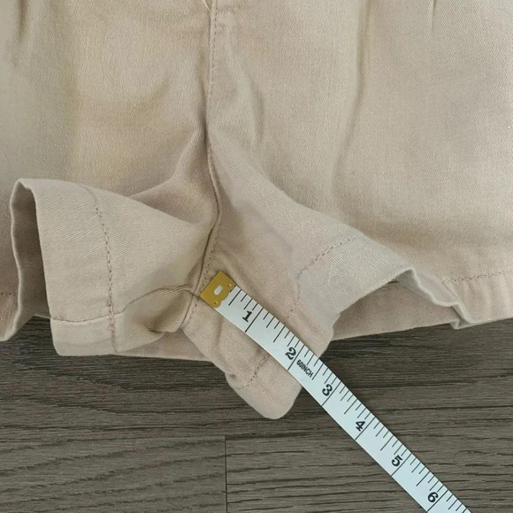 Free People Billie Chino Shorts - Size 10 - Almond Milk (color) - NWOT - Picture 9 of 13